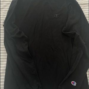 Small Black Champion long sleeve